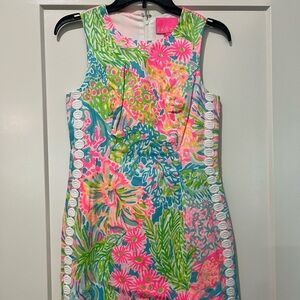 Lilly Pulitzer Mila Shift Dress Discontinued Lovers Coral